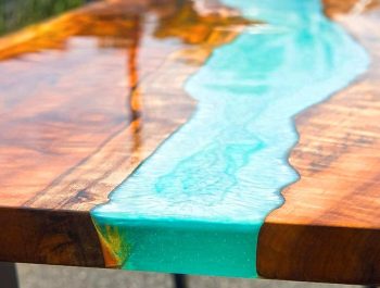 Table epoxy product Drink cooler table product